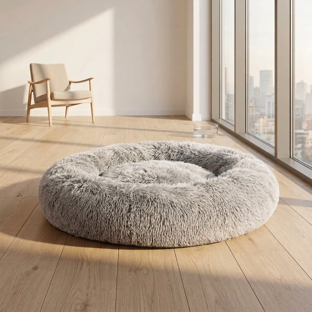 Fluffy Plush Dog & Cat Bed | FurrFectify